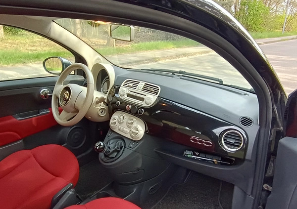 Fiat 500 cena 22900 przebieg: 122000, rok produkcji 2013 z Śrem małe 137